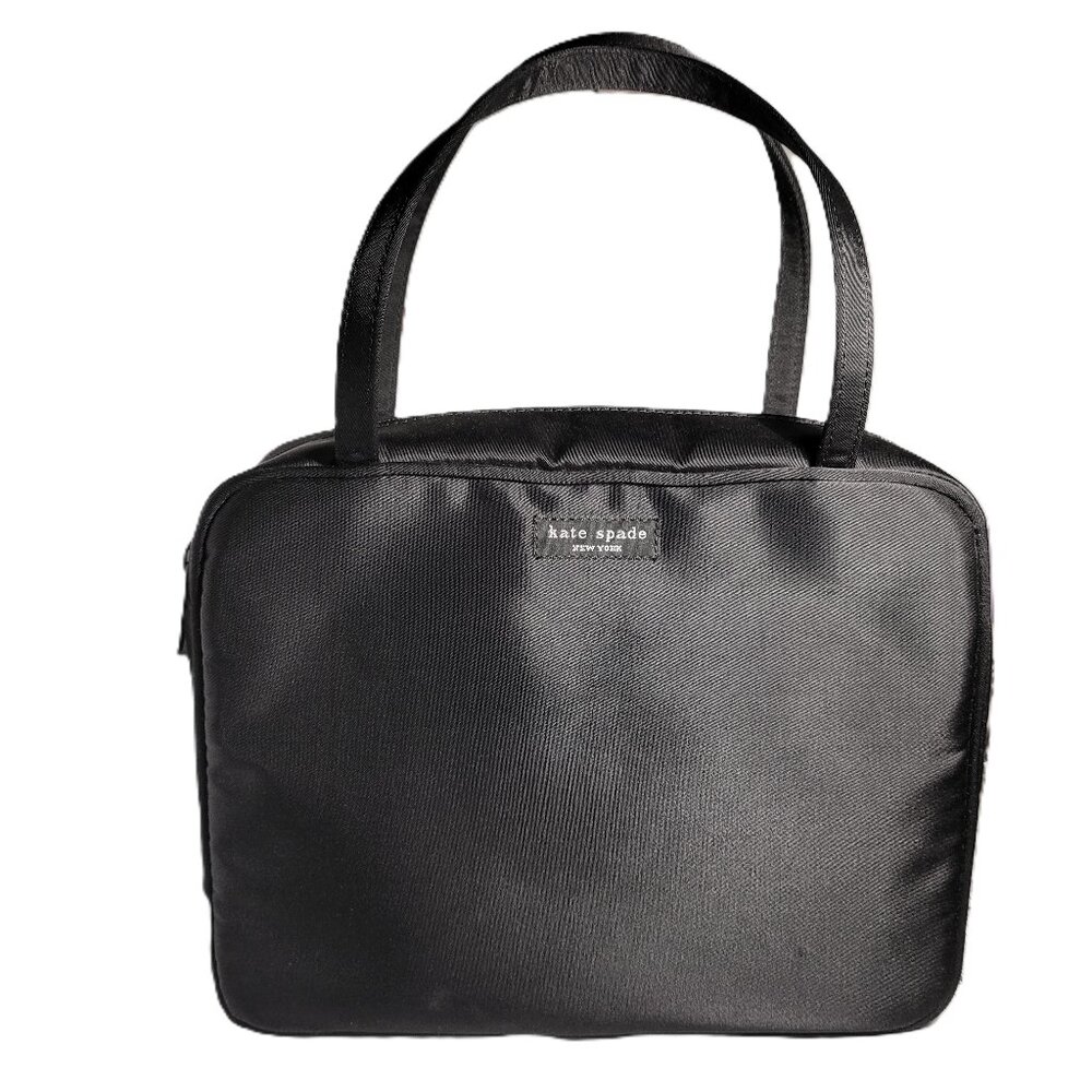 EUC Kate Spade Black Small Nylon Tote Bag Like New